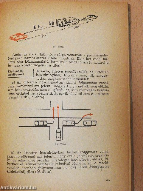 A közúti közlekedés rendje