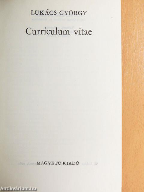 Curriculum vitae