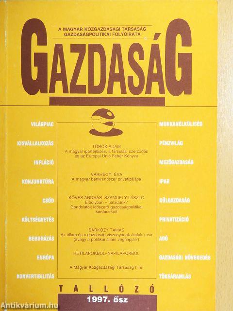 Gazdaság 1997. ősz