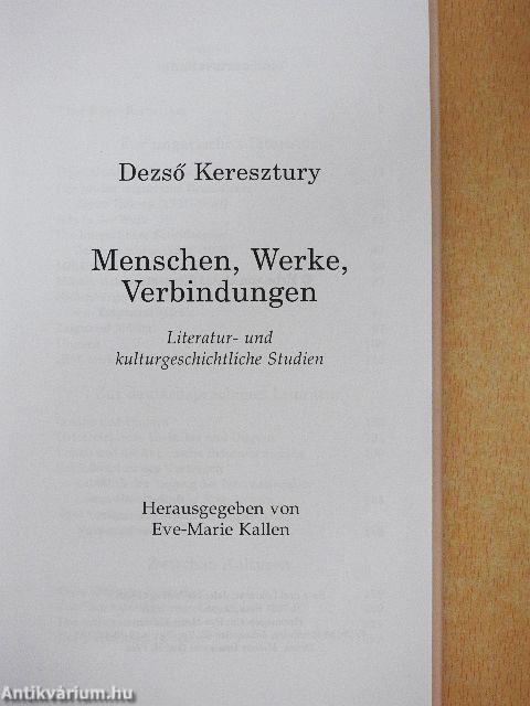 Menschen, Werke, Verbindungen