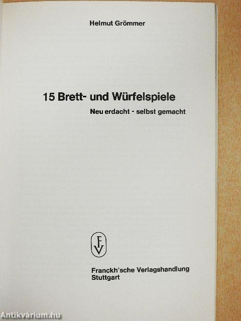 15 Brett- und Würfelspiele