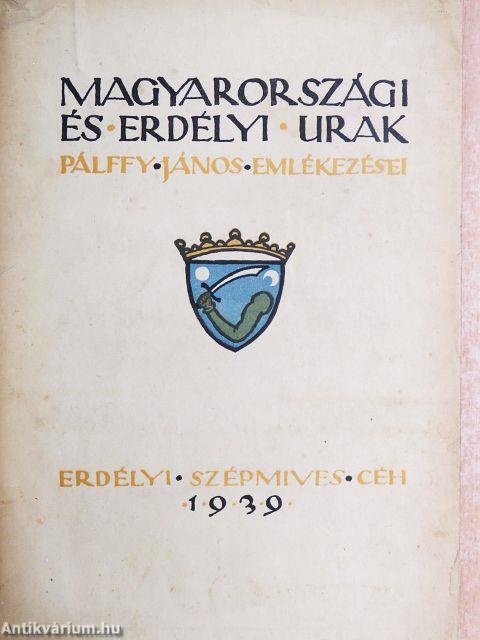 Magyarországi és erdélyi urak II. (töredék)