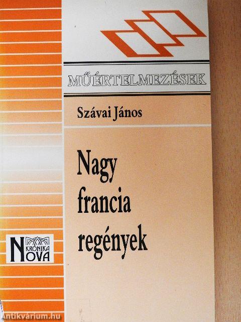 Nagy francia regények