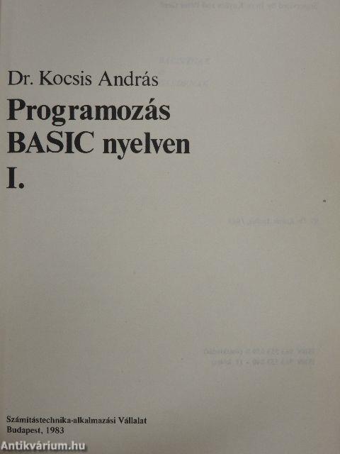Programozás BASIC nyelven I-II.