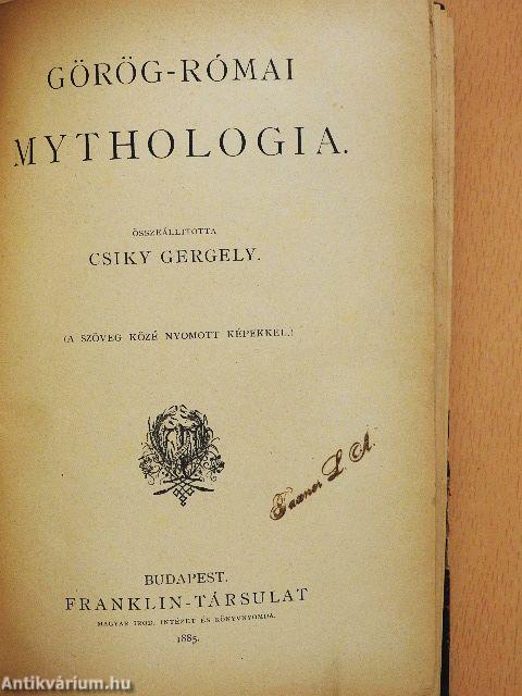 Görög-római mythologia (rossz állapotú)