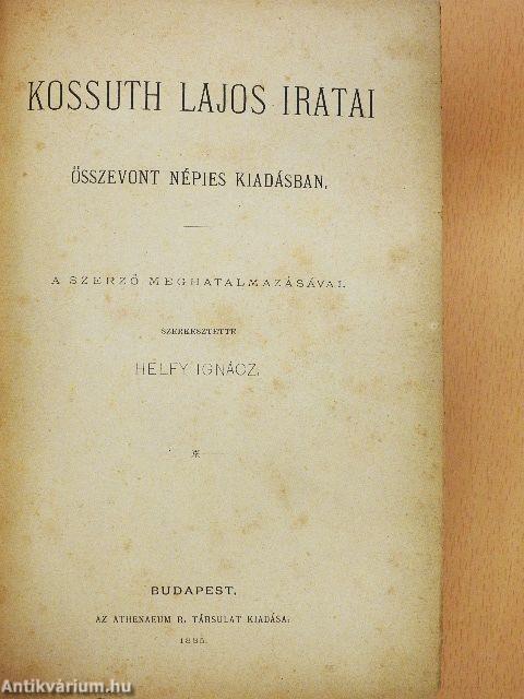 Kossuth Lajos iratai (rossz állapotú)