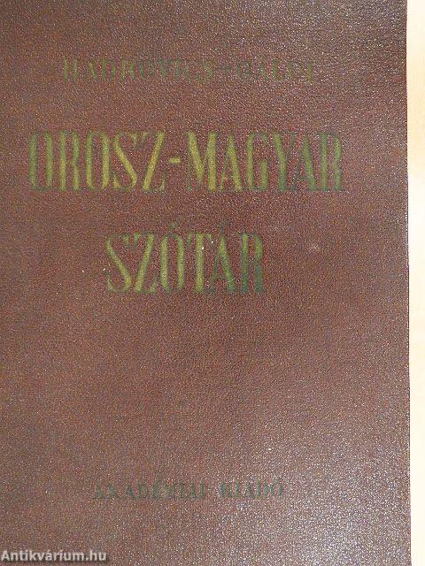 Orosz-magyar szótár