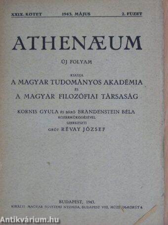 Athenaeum 1943. május