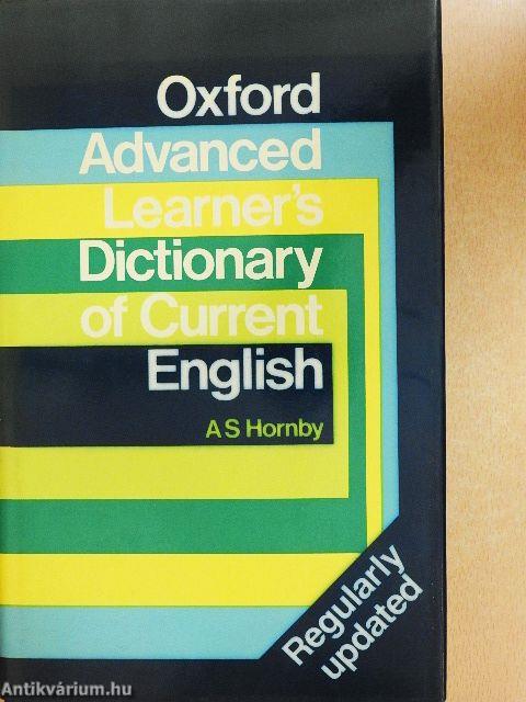 Oxford Advanced Learner's Dictionary of Current English