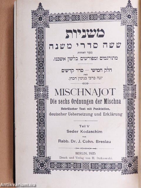 Mischnajot V.