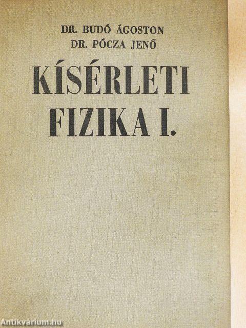 Kísérleti fizika I.
