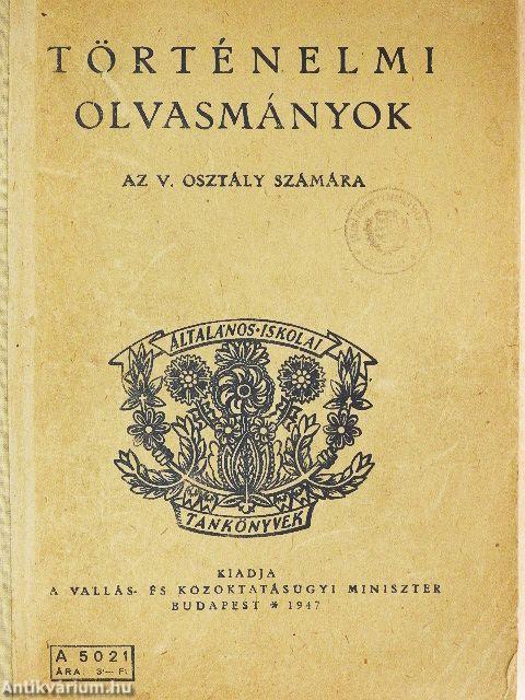 Történelmi olvasmányok