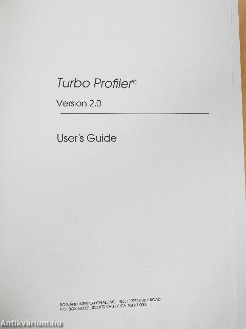 Turbo Profiler - Version 2.0