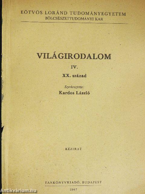 Világirodalom IV.