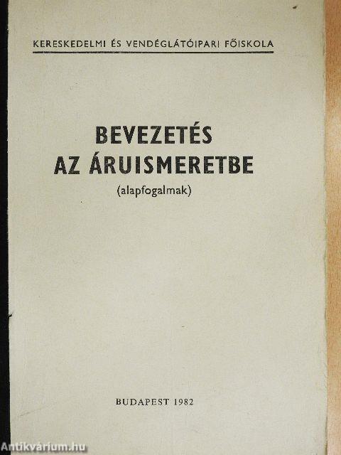 Bevezetés az áruismeretbe