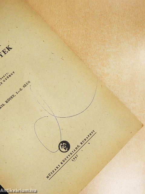 Geofizikai Közlemények 1967/1-2.