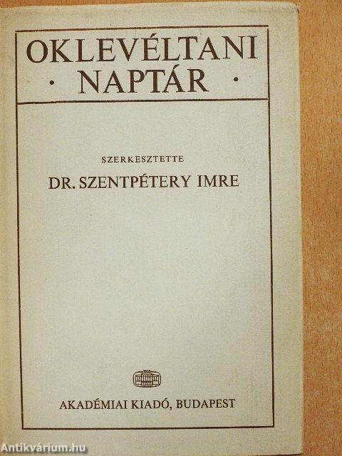 Oklevéltani naptár