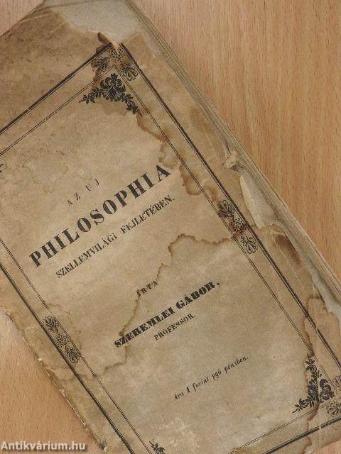 Az uj philosophia szellemvilági fejletében (rossz állapotú)