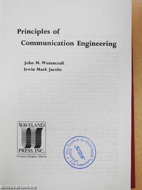 Principles of Communication Engineering