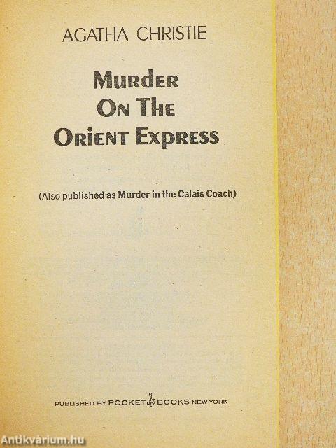 Murder on the Orient Express