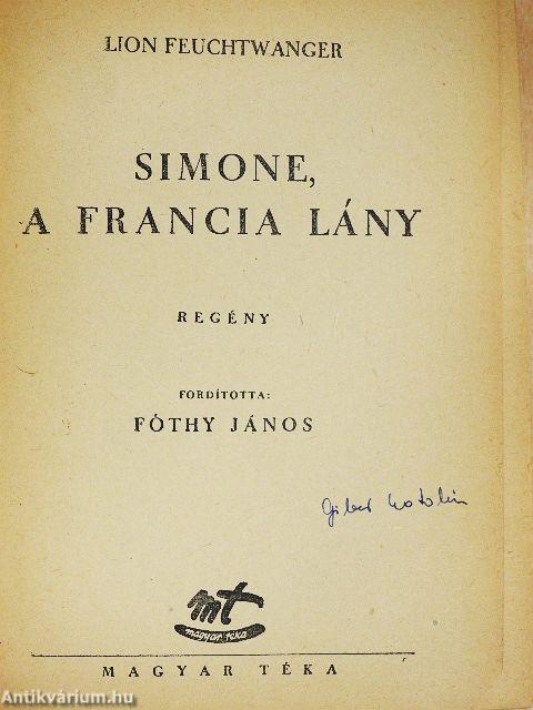 Simone, a francia lány