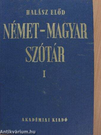 Német-magyar szótár I. (töredék)