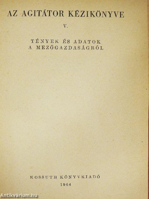 Az agitátor kézikönyve V.