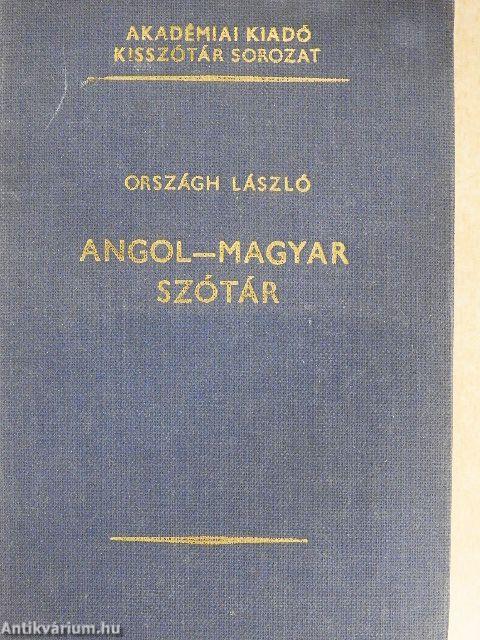 Angol-magyar szótár