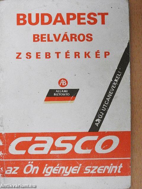 Budapest belváros zsebtérkép