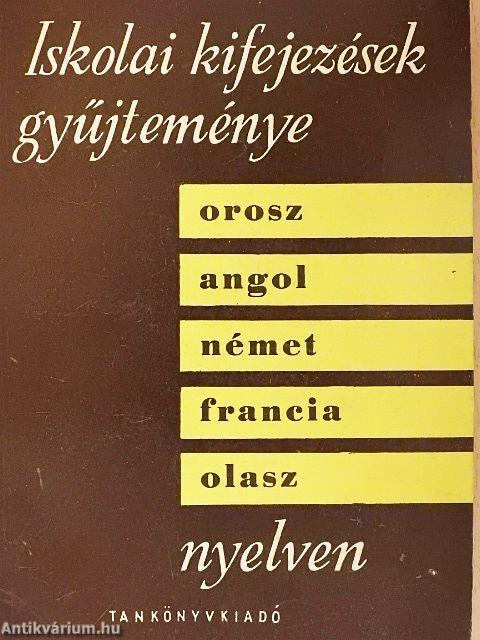 Iskolai kifejezések gyűjteménye