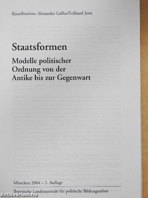 Staatsformen
