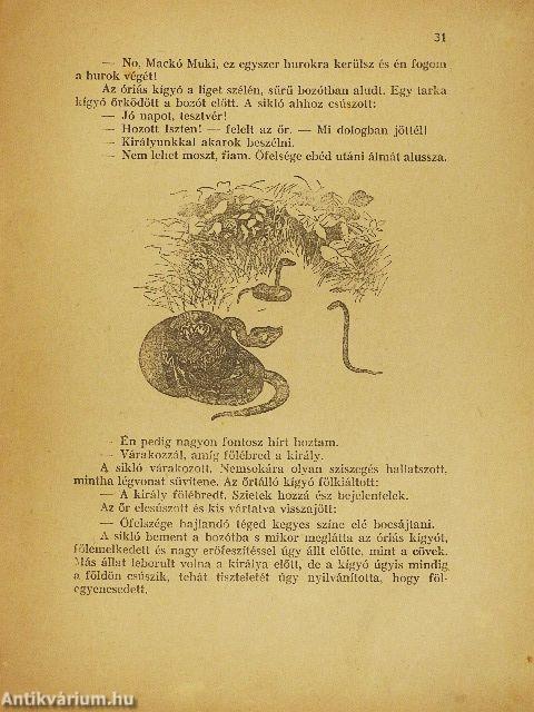 Mackó úr szárazon és vizen (rossz állapotú)