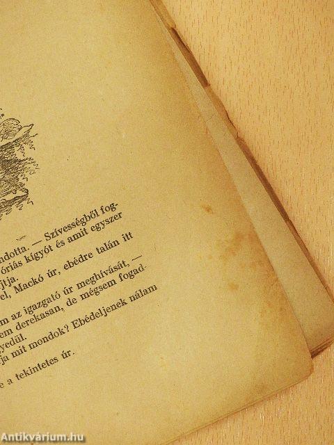 Mackó úr szárazon és vizen (rossz állapotú)