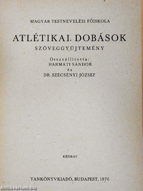Atlétikai dobások