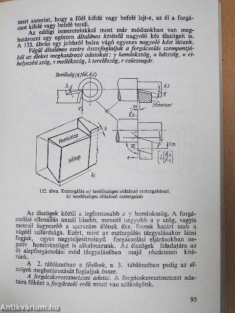 Gépipari anyag- és gyártásismeret III.