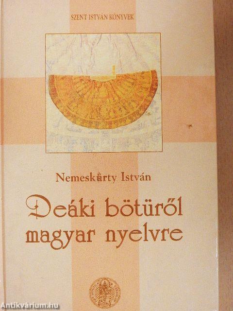 Deáki bötüről magyar nyelvre