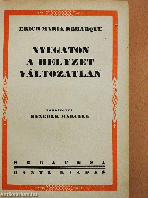 Nyugaton a helyzet változatlan