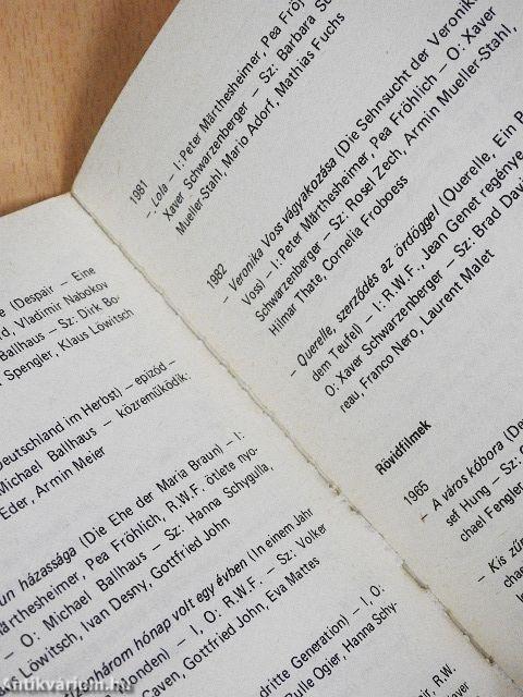 Rainer Werner Fassbinder