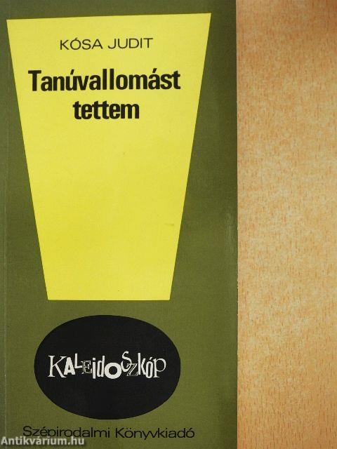 Tanúvallomást tettem