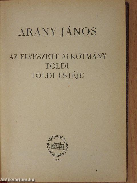 Arany János összes művei II.