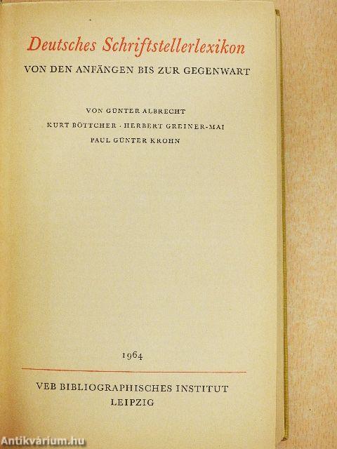 Deutsches Schriftstellerlexikon