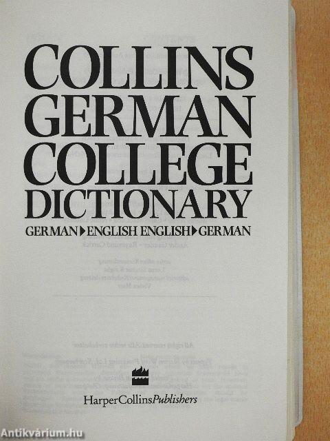 Collins German College Dictionary