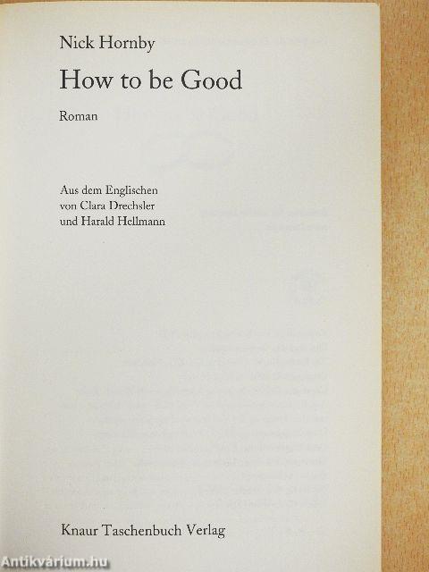 How to be Good