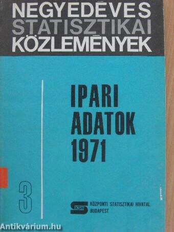 Ipari adatok 1971/3