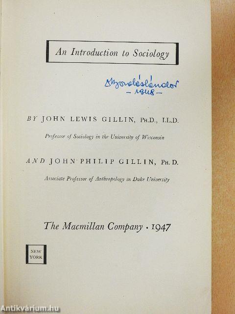 An Introduction to Sociology