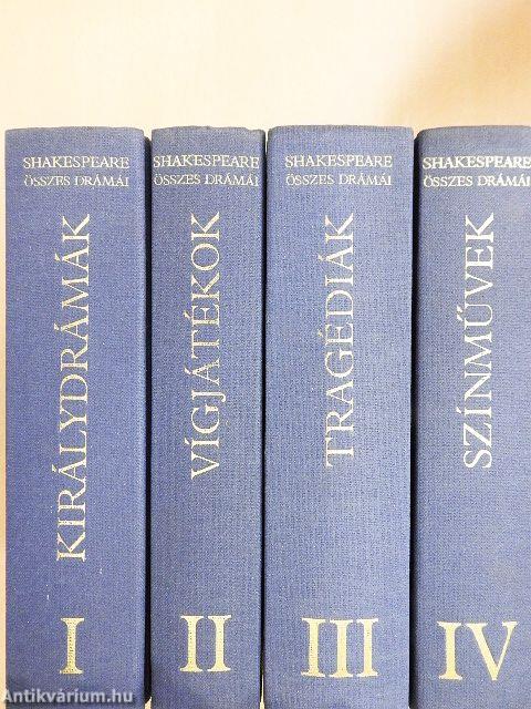 Shakespeare összes drámái I-IV.