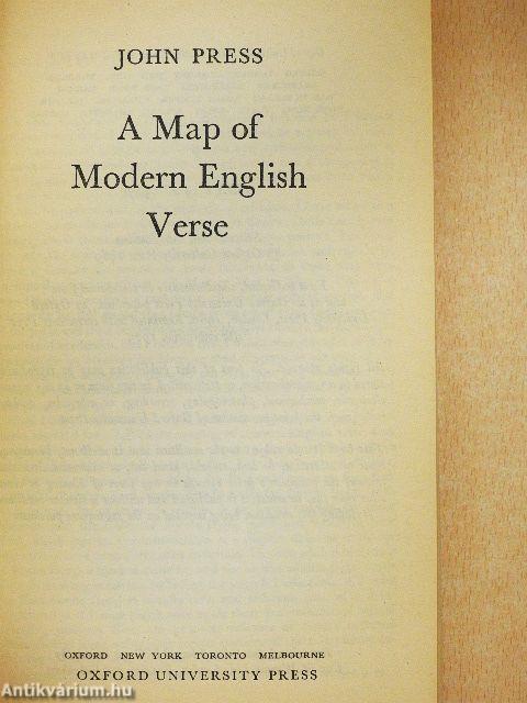 A Map of Modern English Verse