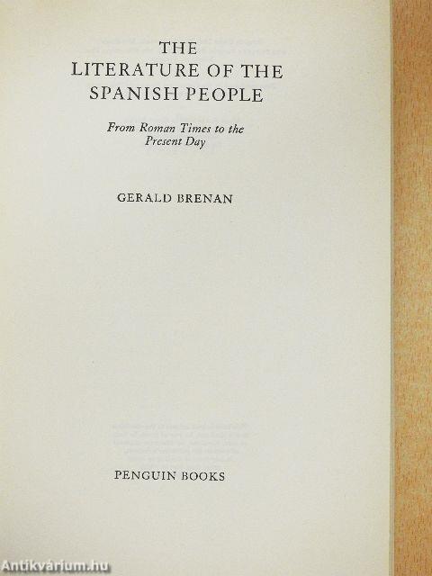 The Literature of the Spanish People