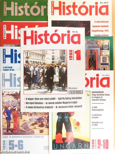 História 1998/1-10. 