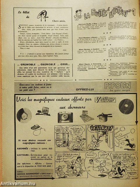 PIF Vaillant 18. Octobre 1959